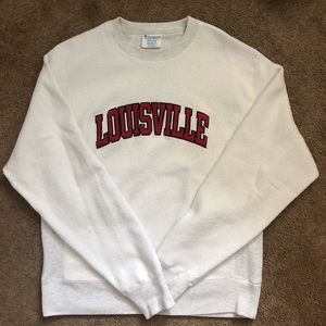 Champion Reverse Weave Louisville Crewneck Sweater - M